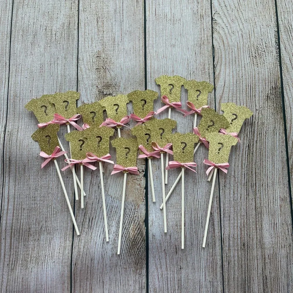 Lot of Gender Reveal Decorations - Left over from a party